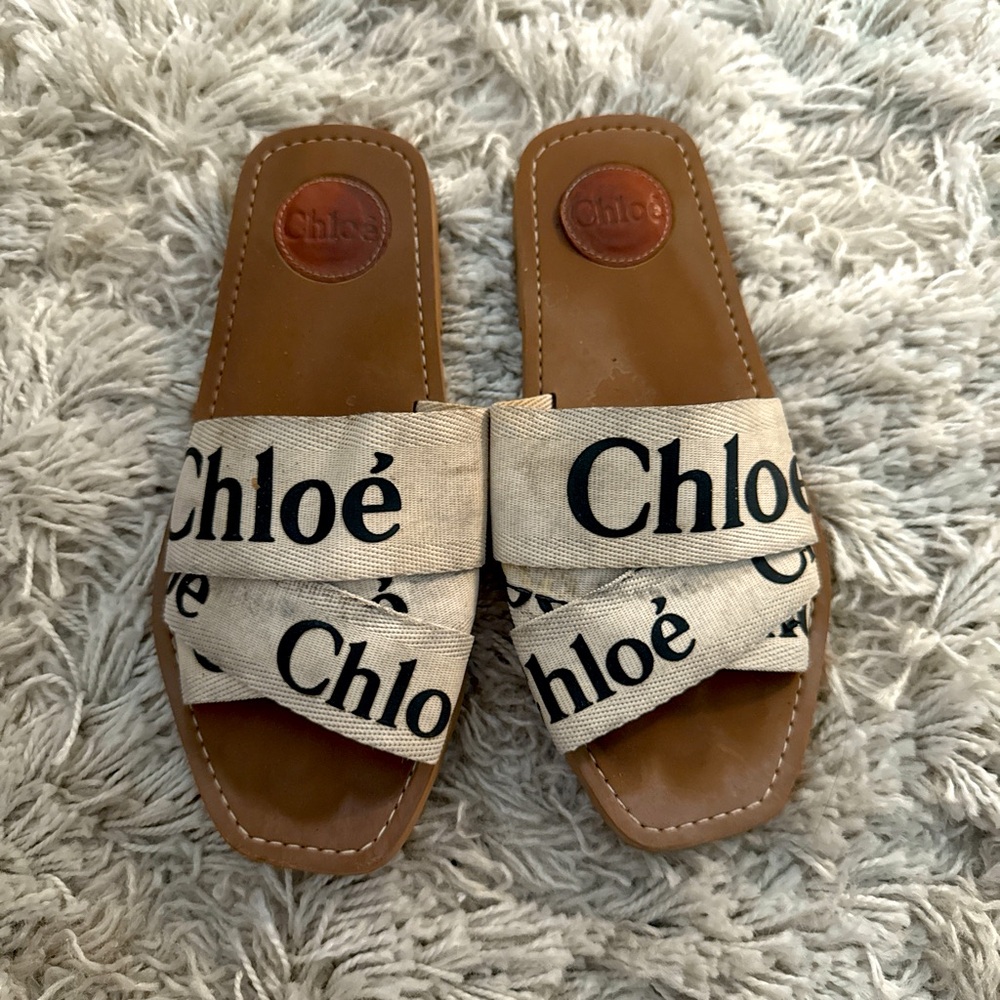 Chloe woodsy sandals size 38